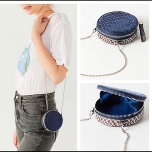 Mini circle crossbody bag